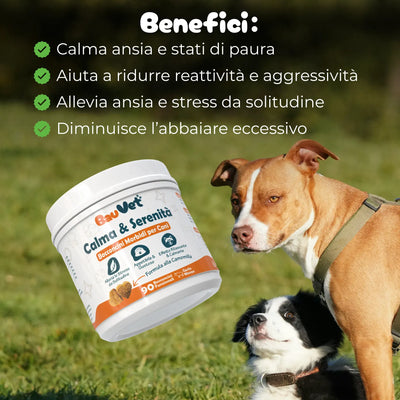 Calma & Serenità - Integratore per Ansia e Stress da 90 Bocconcini