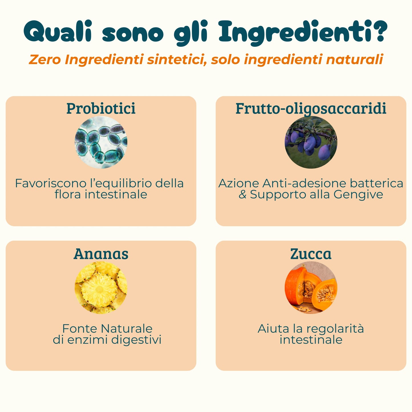 Probiotici Digestivi - Integratore Intestinale da 90 Bocconcini