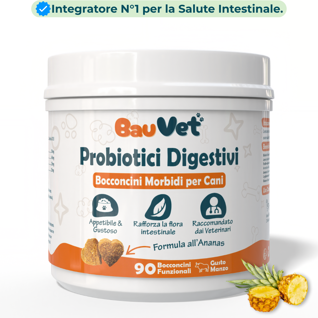 Probiotici Digestivi - Integratore Intestinale da 90 Bocconcini