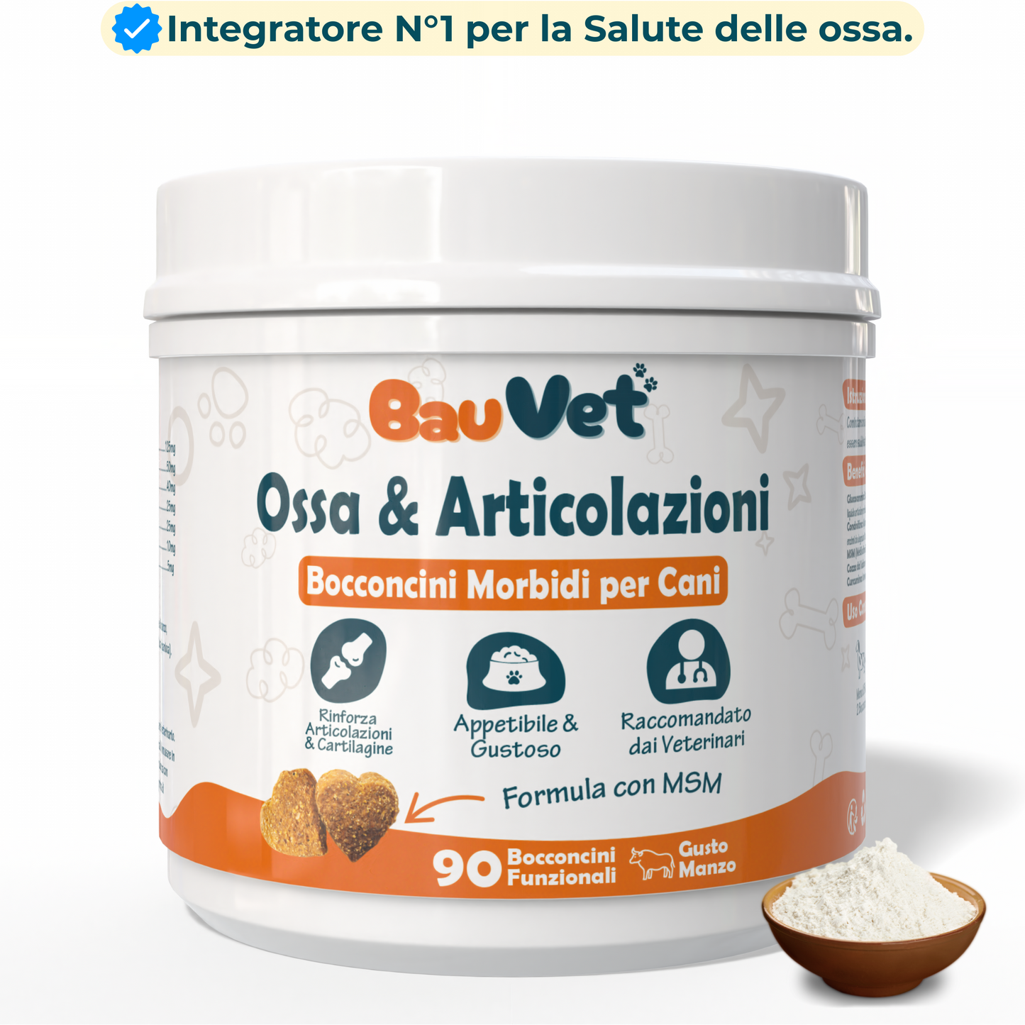 Ossa & Articolazioni - Integratore Mobilità da 90 Bocconcini