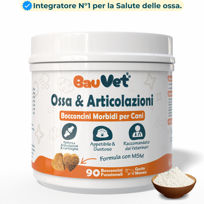 Ossa & Articolazioni - Integratore Mobilità da 90 Bocconcini