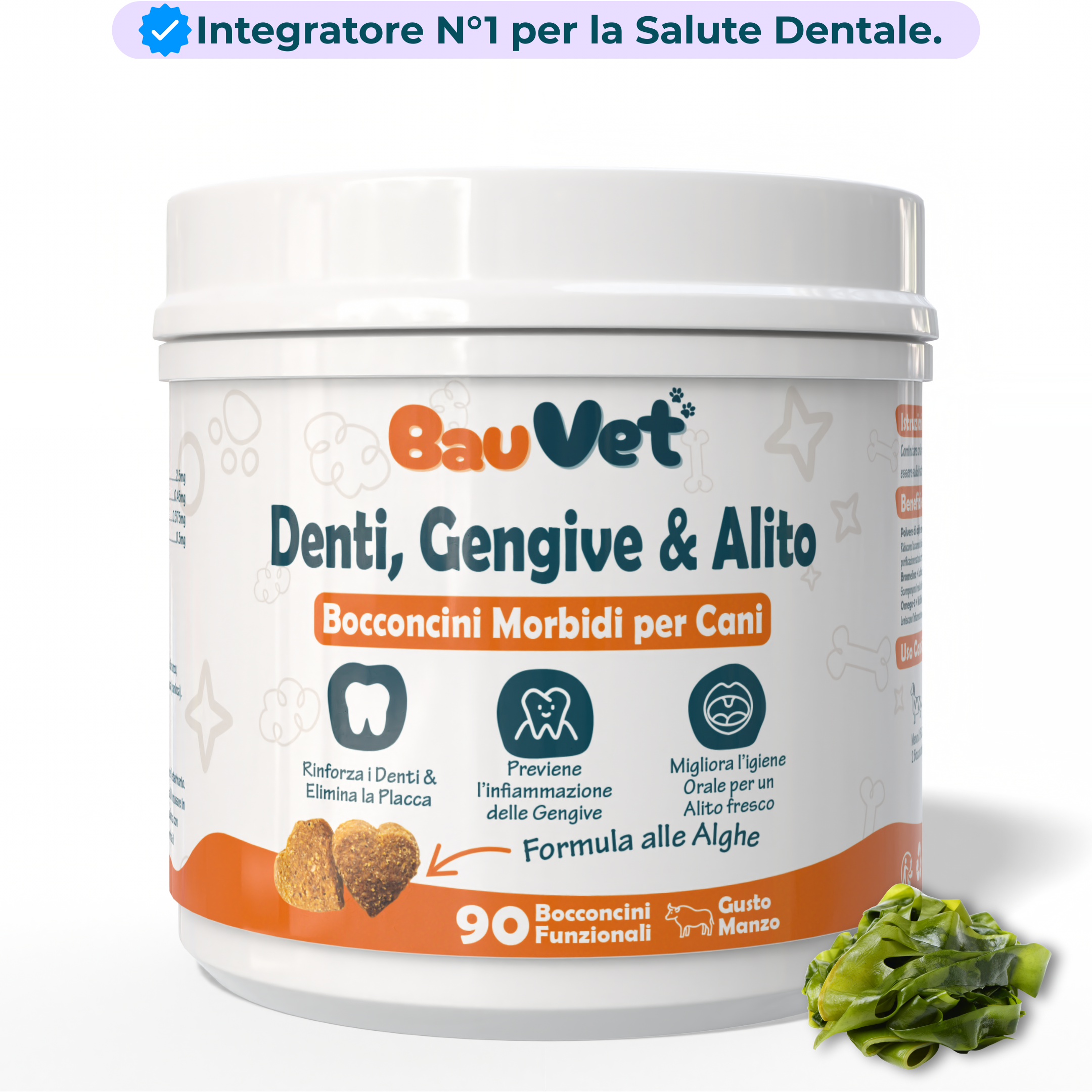 Denti, Gengive & Alito - Integratore Igiene Orale da 90 Bocconcini
